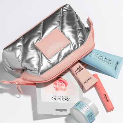 Косметичка серебряная Shine Bag Joko Blend