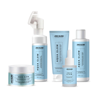 Комплекс для сухої та зневодненої шкіри обличчя AQUA GLOW Joko Blend