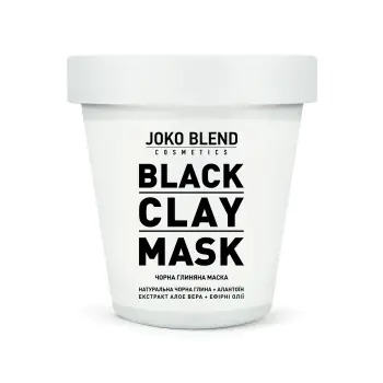 Черная глиняная маска для лица Black Сlay Mask Joko Blend 80 г