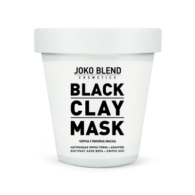 Чорна глиняна маска для обличчя Black Clay Mask Joko Blend 80 г