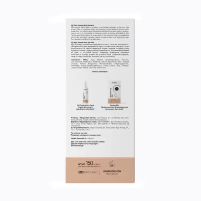 Мусс-автозагар для тела Self Tanning Mousse Joko Blend 150 мл