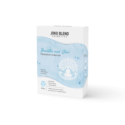 Набор тканевых масок для лица с медитациями Breathe and Glow Joko Blend
