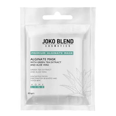 Альгінатна маска заспокійлива з екстрактом зеленого чаю і алое вера Joko Blend 20 г