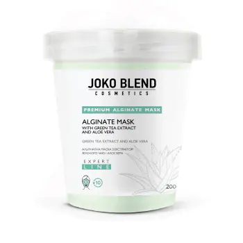Альгинатная маска успокаивающая с экстрактом зеленого чая и алоэ вера Joko Blend 200 г