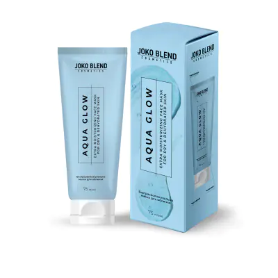 Екстразволожувальна маска для обличчя з гіалуроновою кислотою Aqua Glow Joko Blend 75 мл