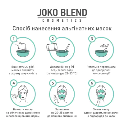 Альгінатна маска ефект ліфтингу з колагеном і еластином Joko Blend 200 г