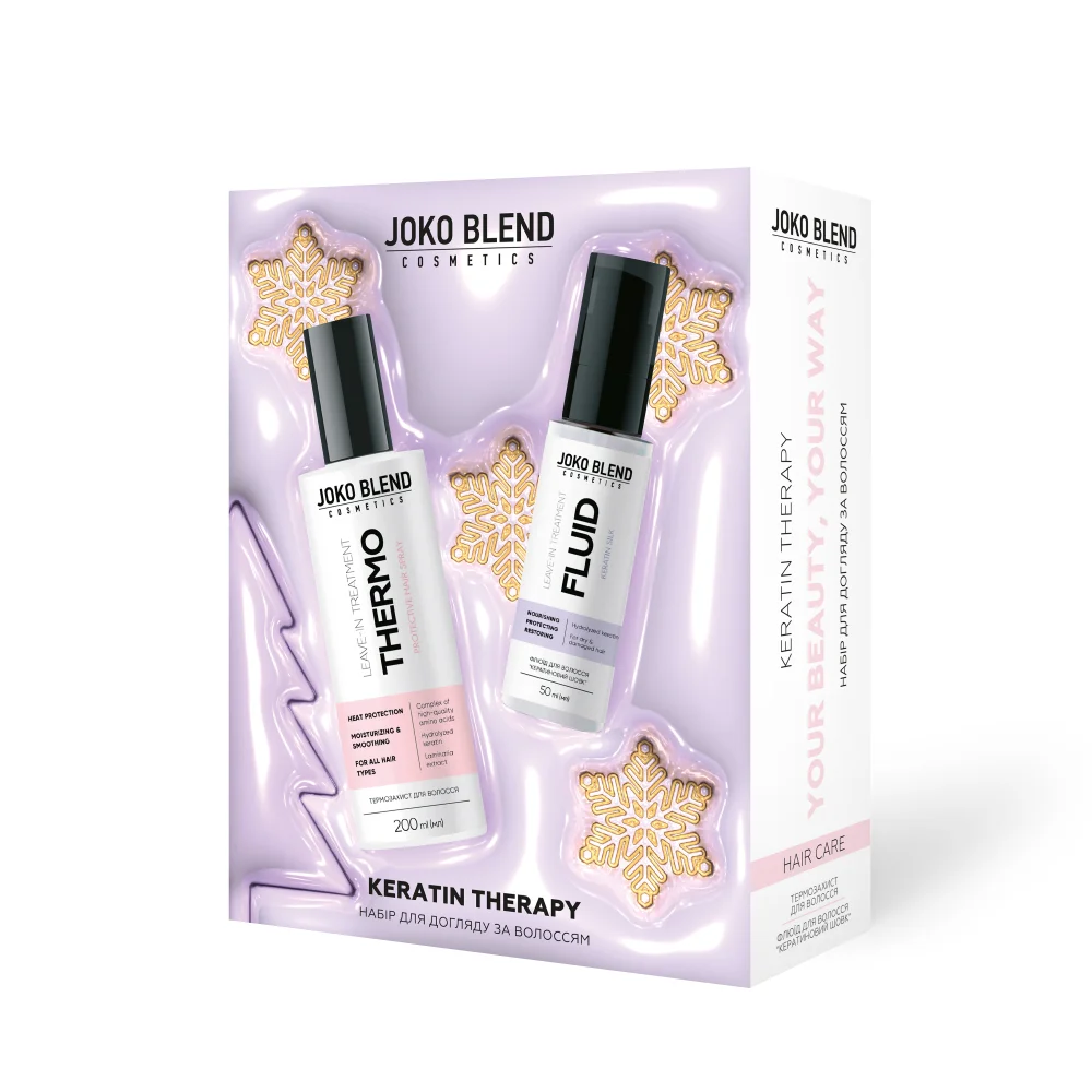 Набор новогодний по уходу за волосами Keratin Therapy Joko Blend