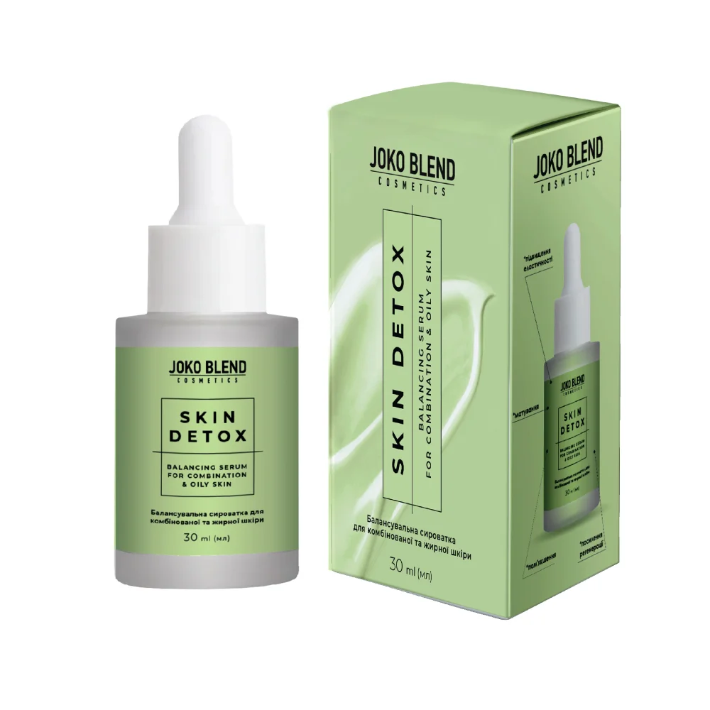 Балансувальна сироватка для комбінованої та жирної шкіри Skin Detox Joko Blend 30 мл